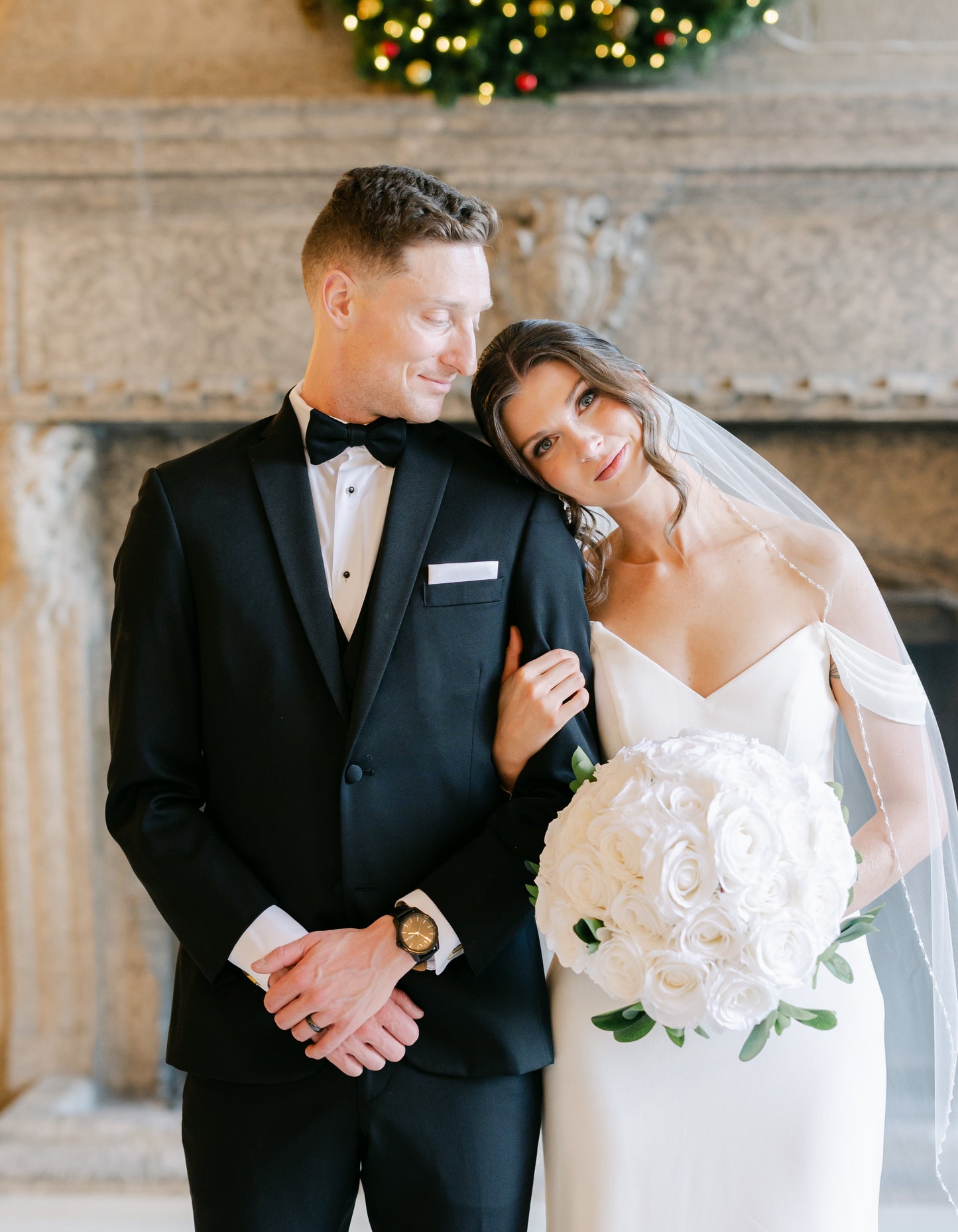 Wedding Bouquet White Roses,White Wedding Bouquets, Bridal Bouquet Bridesmaids Bouquets, Artificial wedding flowers