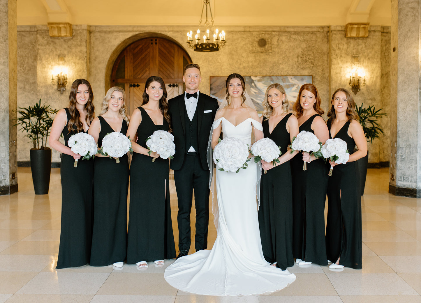 Wedding Bouquet White Roses,White Wedding Bouquets, Bridal Bouquet Bridesmaids Bouquets, Artificial wedding flowers