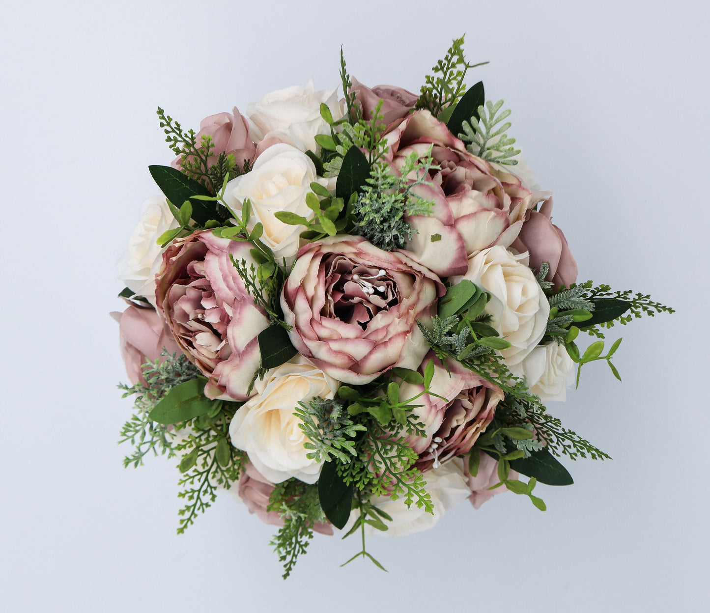 Dusty Rose Wedding Bouquet, Bridal Bouquet, Artificial Wedding Flowers, Bridesmaid Bouquets, Corsage, bridal Flower Package, silk bouquet