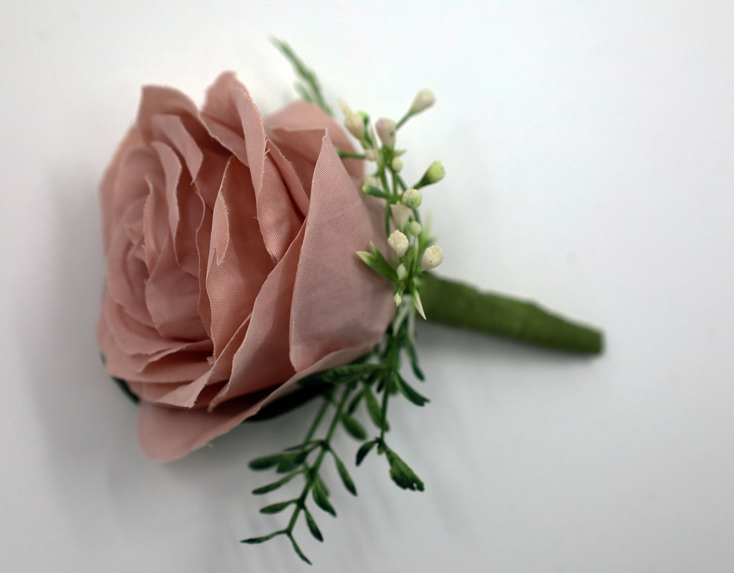 Burgundy Dusty Rose Ivory Wedding Bouquets, Faux Artificial Bridal and Bridesmaids Bouquets, Silk Wedding Flowers with Roses Eucalyptus
