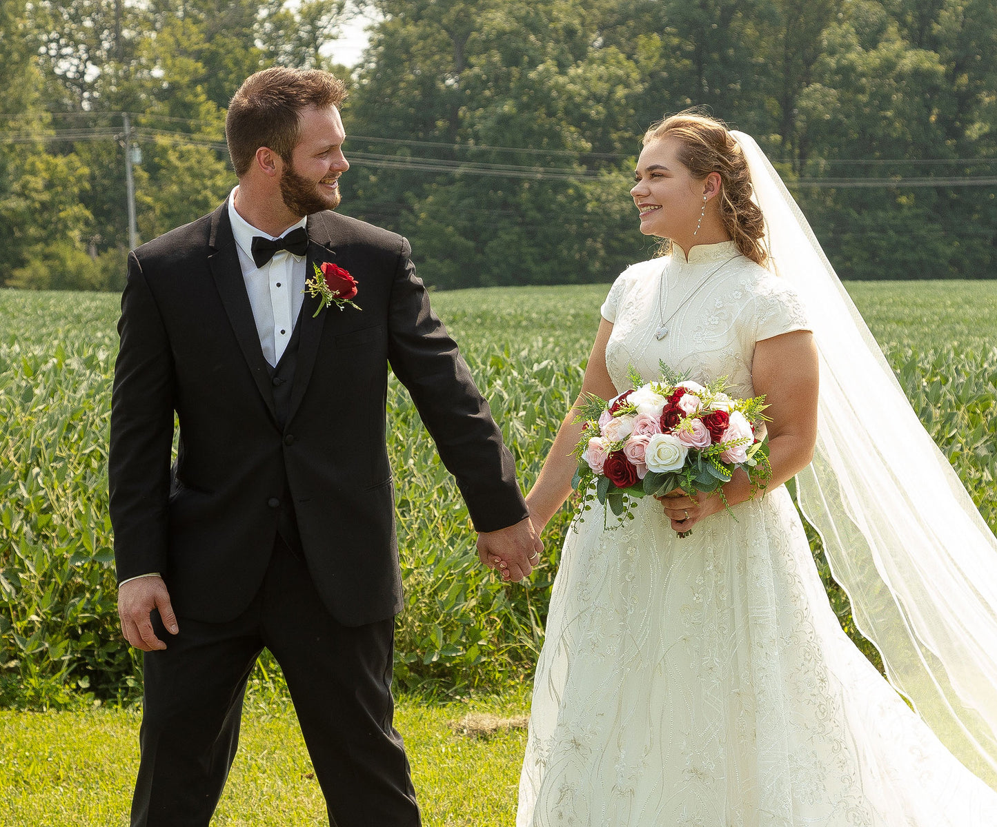 Wedding Flowers, artificial bouquets, faux flowers for weddings, bride bridesmaids bouquets