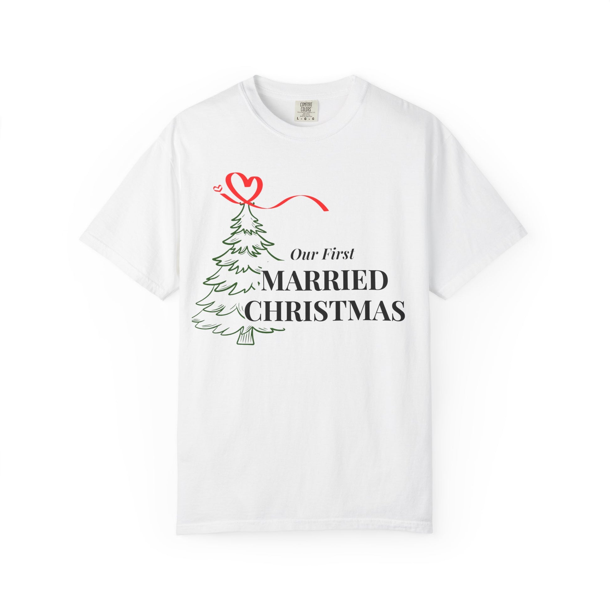 Our First Married Christmas T-Shirt, Newly Married, Christmas t-shirt