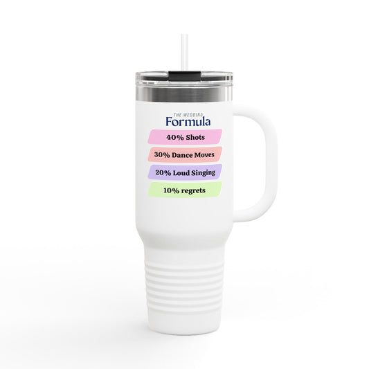 Hangover Formula Funny, Wedding Travel Cup, Coffee Tumbler, Gift for Bride, Humorous bridal Party Mug