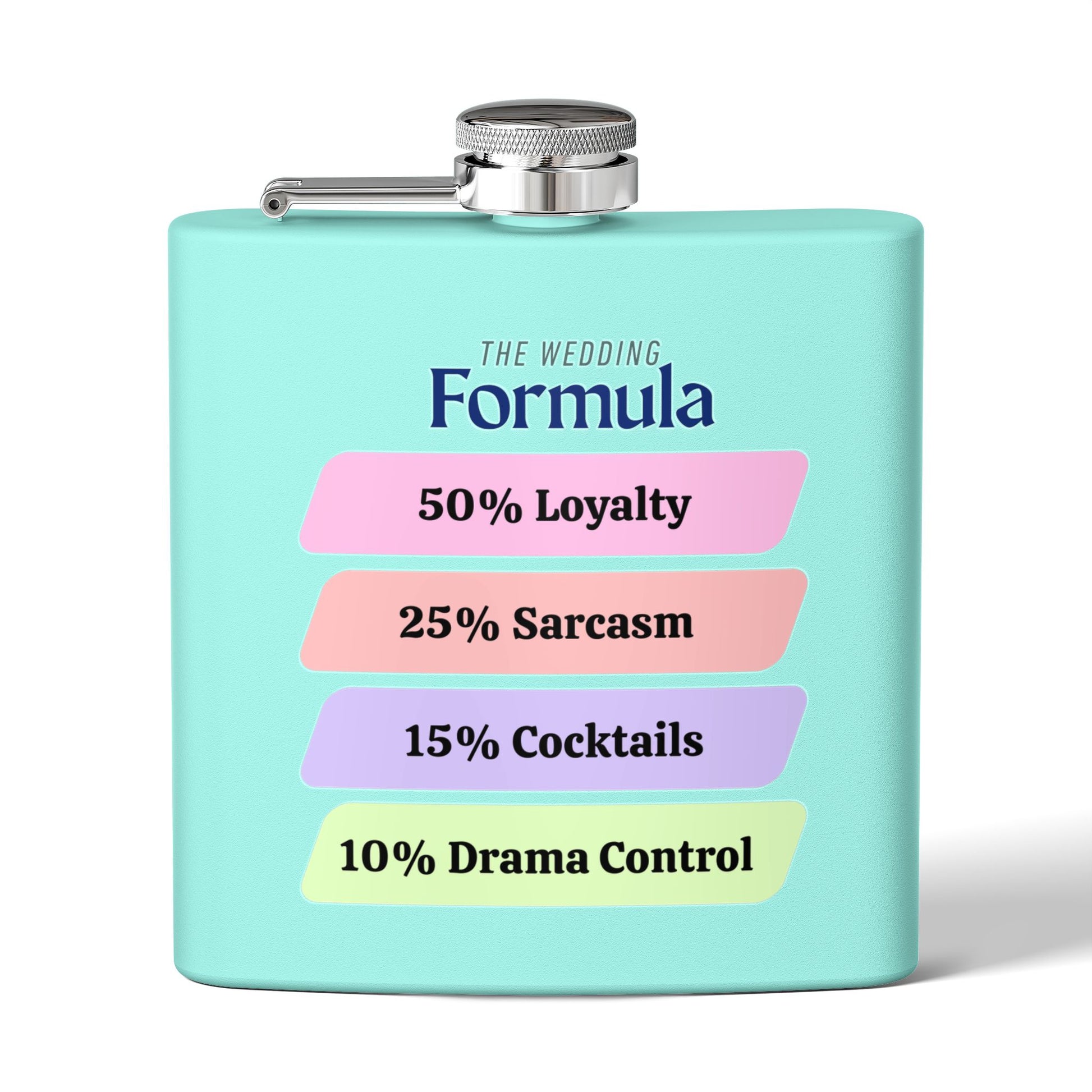 Celebrate in style with our 6oz Bride Flask — the perfect wedding party and bridesmaid gift! Durable, leak-proof, and perfect for toasting the big day.