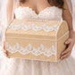 Wedding Card Box Champagne, Taupe Money Box, Treasure Chest Envelope Box Holder, Lace Wedding Card Holder, Keepsake Memory Box