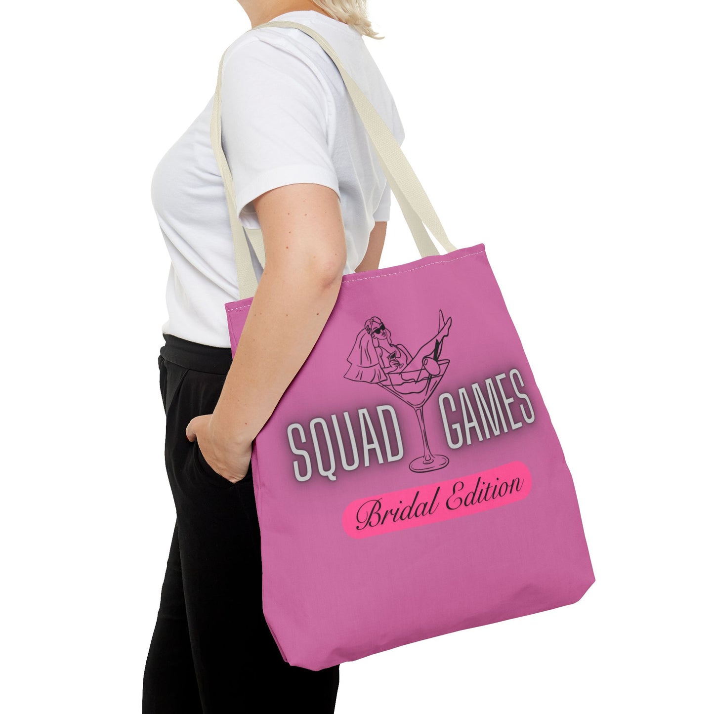 Bride Tote Bag | Bachelorette Party | Bridesmaid Gift | Funny Wedding Day Bag Shopping