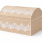 Wedding Card Box Champagne, Taupe Money Box, Treasure Chest Envelope Box Holder, Lace Wedding Card Holder, Keepsake Memory Box