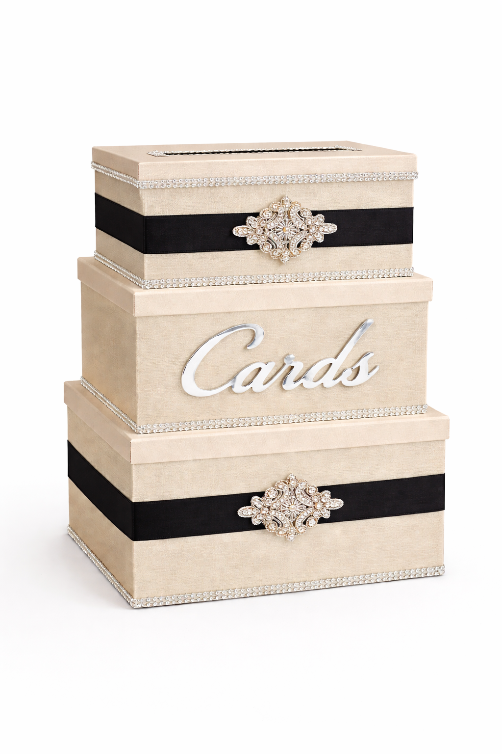Wedding Card Box | Custom Card Box | Wedding Envelope Holder | Money Box | Bling Wedding Card Holder