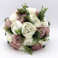 Wedding Bouquet Dusty Rose Ivory Gold, Bridal Bouquet and Bridesmaids Bouquets Artificial, Silk Faux Bouquets Boutonnieres Corsages