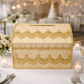 Wedding Card Gold, Money Box with Slot, Silver Wedding Money Box,Lace Card Holder for Wedding Reception, Memory Keepsake Box Envelope Holder