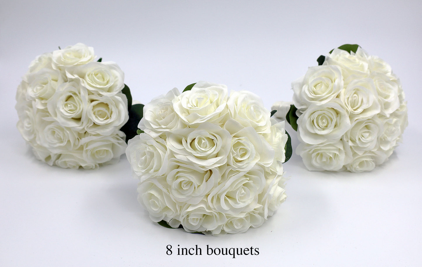 Wedding Bouquet Ivory Bridesmaids bouquets Wedding Flowers Rose Bridal Bouquet Artificial Wedding bouquets Silk Flowers Weddings