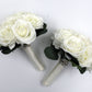 Wedding Bouquet Ivory Bridesmaids bouquets Wedding Flowers Rose Bridal Bouquet Artificial Wedding bouquets Silk Flowers Weddings