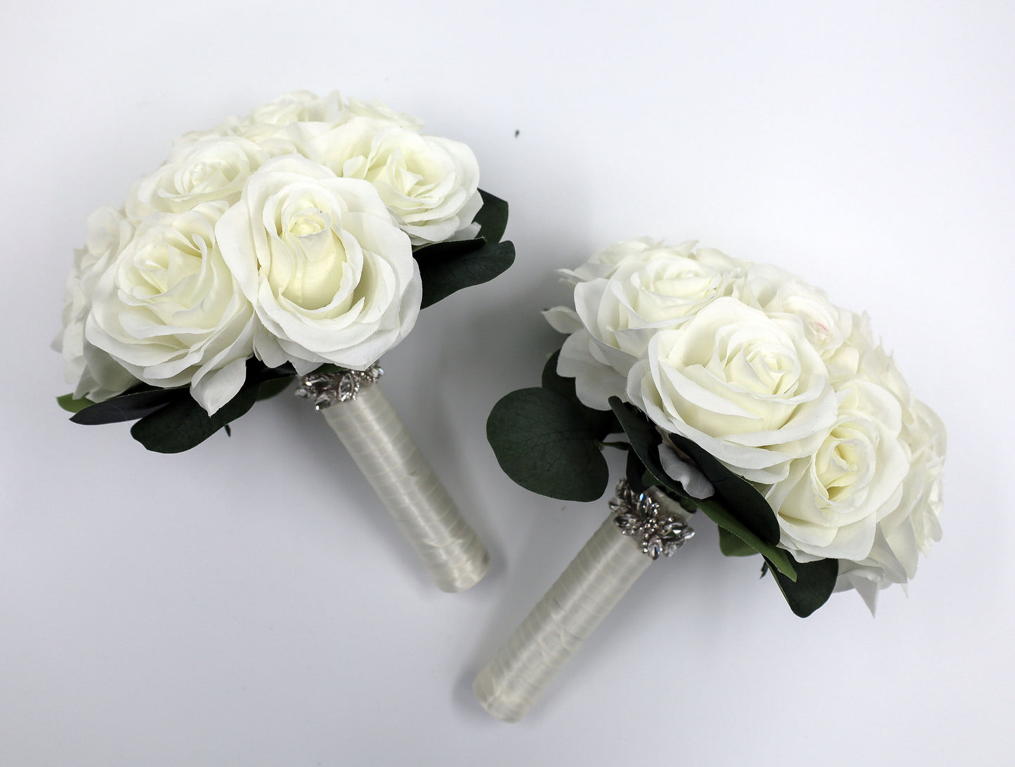 Wedding Bouquet Ivory Bridesmaids bouquets Wedding Flowers Rose Bridal Bouquet Artificial Wedding bouquets Silk Flowers Weddings