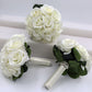 Wedding Bouquet Ivory Bridesmaids bouquets Wedding Flowers Rose Bridal Bouquet Artificial Wedding bouquets Silk Flowers Weddings