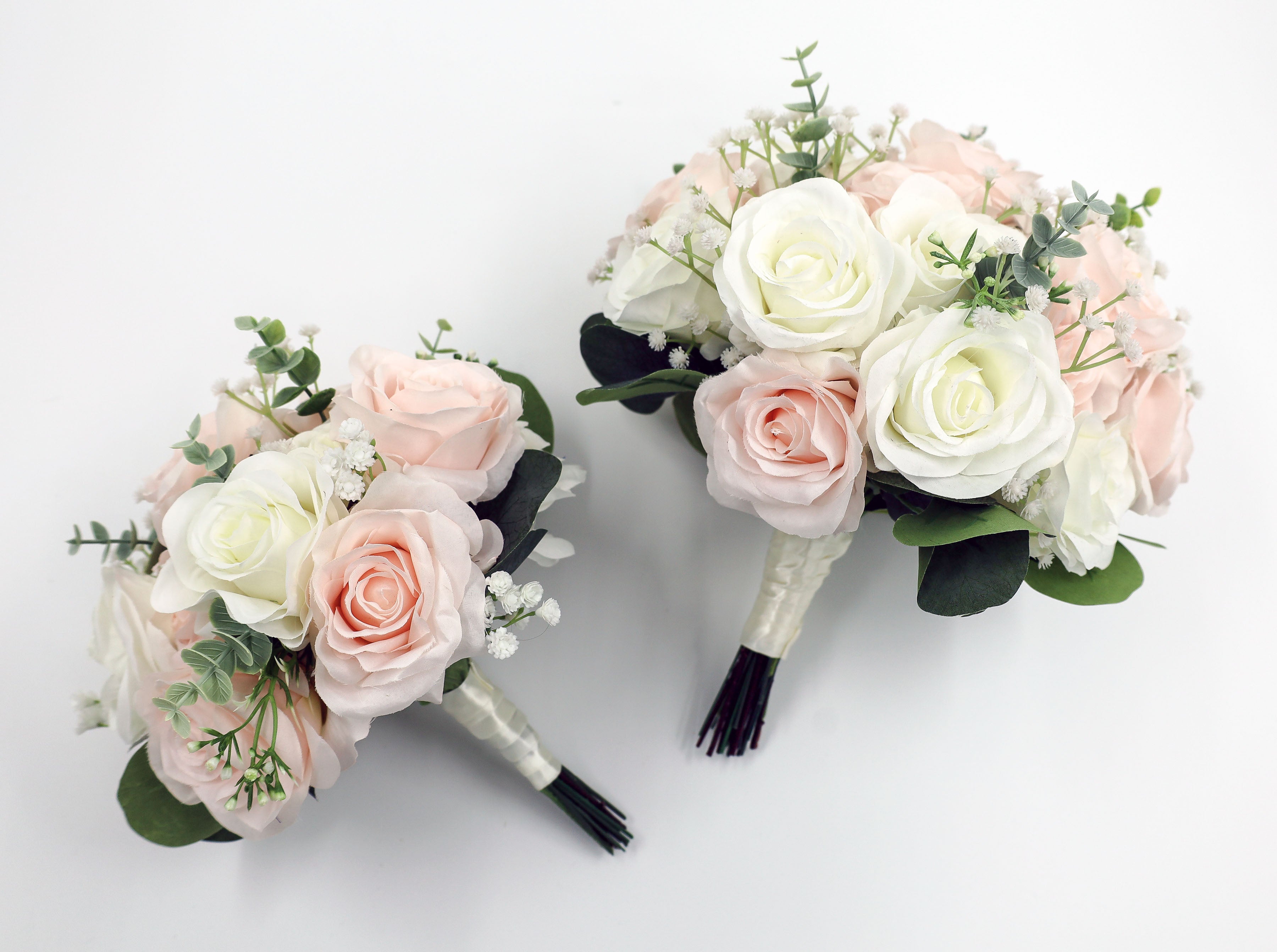 Pink and white clearance fake flowers