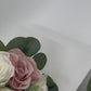 Dusty Rose and Ivory Bouquet, Wedding Bouquets, Bridal Bouquets, Gold Dusty Rose Wedding Flowers, Artificial Wedding Bridesmaids Bouquets,