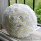 Ivory Bridal bouquet, Wedding Bouquet, Rose Bouquet, Faux Flowers for Weddings, Silk Bouquets and Boutonnieres