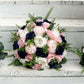 Wedding Bouquets, Navy Blush and Ivory BohoBridal Bouquet, Bridesmaids bouquet, Artificial Wedding Flowers, Boho Wedding, Burgundy Flowers,
