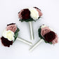 Wedding Bouquet Wine Blush and Ivory, Bridal Bouquet, Bridesmaids bouquet, Artificial Wedding Flowers, Boho Wedding, Burgundy Flowers,