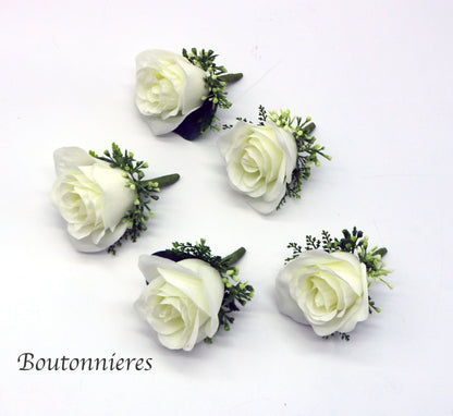 Wine Boutonnieres, Dusty Rose Boutonniere, Boutonniere for men, Wrist corsage, wedding corsage, Prom flower, Grooms boutonniere