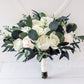 Wedding Bouquets, Bridal Bouquet, Ivory Artificial Wedding Flowers, Roses Eucalyptus Peony, Wedding flowers, boho wedding