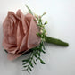 Dusty Rose and Ivory Bouquet, Wedding Bouquets, Bridal Bouquets, Gold Dusty Rose Wedding Flowers, Artificial Wedding Bridesmaids Bouquets,