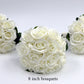 Ivory Bridal bouquet, Wedding Bouquet, Rose Bouquet, Faux Flowers for Weddings, Silk Bouquets and Boutonnieres