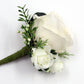 Wedding Bouquet, Bridal Bridesmaids Bouquets, Faux Eucalyptus wedding bouquet, White Ivory Wedding Flowers, Silk Florals for Weddings