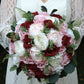 Bouquet Flowers Wedding Wine Blush Ivory Faux Bridal Bouquet Bridesmaids bouquet Artificial Wedding Flowers Bouquet bride Burgundy Flowers
