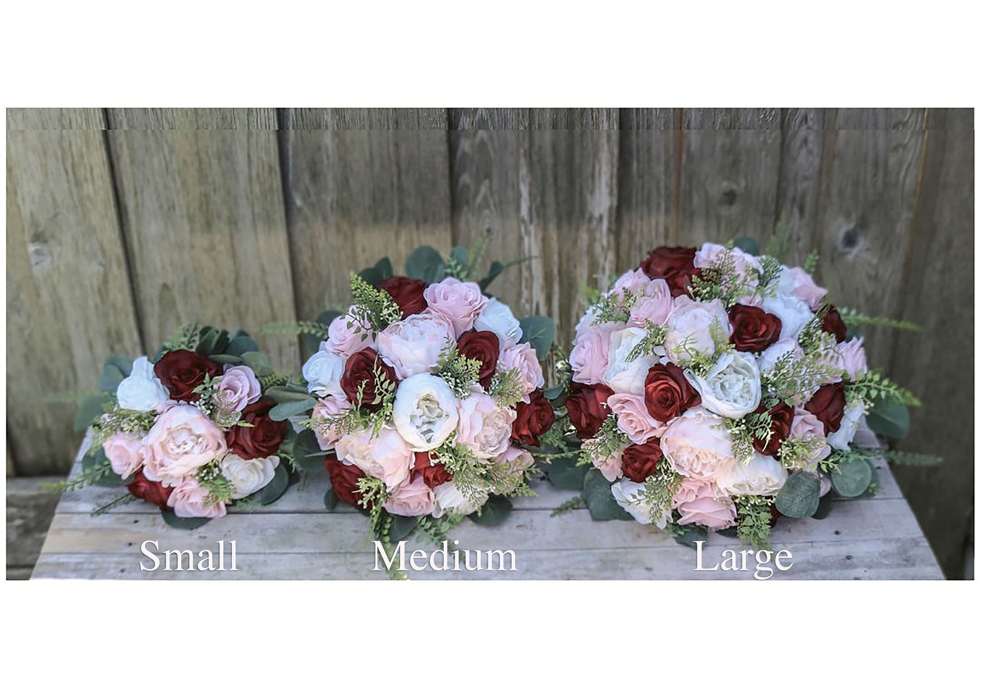 Wedding Floral Package, Boho Wedding Bouquets Wine Blush Pink Ivory, Artificial Wedding Flowers for Bride Bridesmaids Boutonniere Corsage