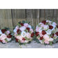 Bouquet Flowers Wedding Wine Blush Ivory Faux Bridal Bouquet Bridesmaids bouquet Artificial Wedding Flowers Bouquet bride Burgundy Flowers