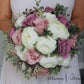Dusty Rose mauve  and  Ivory Wedding Bouquet Wedding, Dusty Rose mauve  and  Ivory Wedding Bouquet